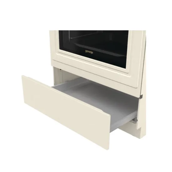 Gorenje GKS6C71CLI kombinált tűzhely, 71L, 60x60x85 cm, bézs szín 