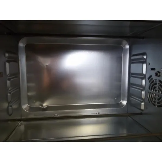 MPM MPE-08/T elektromos sütő rozsdamentes külső 2000W 45L, hőlégkeverés, időzitő MPE08/T