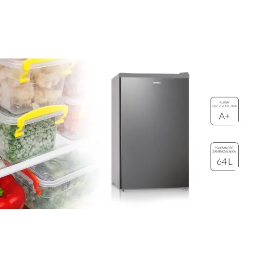 MPM inox fagyasztószekrény MPM-80-ZS-33S