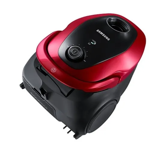 Samsung VC07M25E0WR/GE porzsákos porszívó, piros szín, 750W