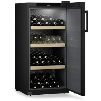 Liebherr WSBL 4201 borhűtő, 141 palackos, 59.7x76.3x128.4 cm, fekete 