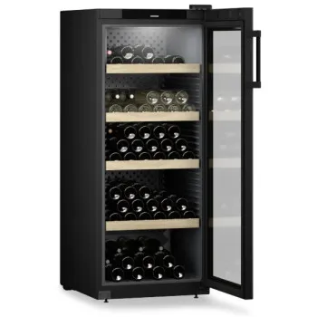 Liebherr WPBL 4601 borhűtő, 166 palackos, 59.7x76.3x148.4 cm, fekete 