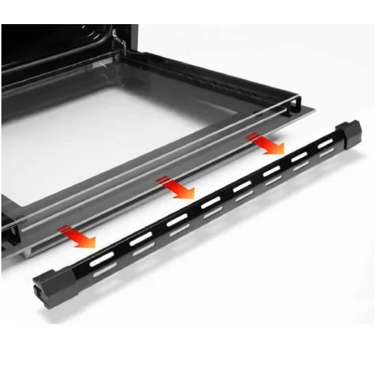 Hausmeister HM5020 ML kombinált tűzhely, fém dísztető INOX főzőfelület, 58L, 6 funkciós elektromos sütővel, 50x60x83 cm 