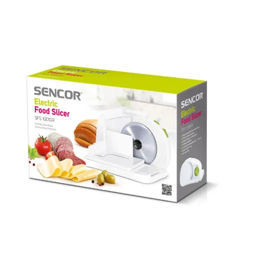 Sencor SFS 1001GR elektromos szeletelő SFS1001GR, zöld, 100W