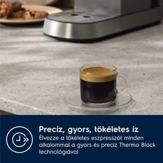 Electrolux E6EC1-6ST Explore 6 Eszpresszó kávéfőző 1250-1450W rozsdamentes