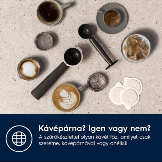 Electrolux E6EC1-6ST Explore 6 Eszpresszó kávéfőző 1250-1450W rozsdamentes