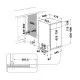 Whirlpool WSBC 3M27 X beépíthető kezelőpaneles keskeny mosogatógép,10 teríték,45x55.5x82cm,inox