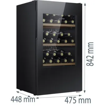 Gorenje WC48G4BG4 borhűtő,30 palackos,47.5x44.8x84.2 cm