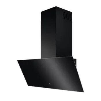 Electrolux LFV439K beépíthető falra szerelhető döntött kürtös konyhai elszívó, 89.8x39.6x95.3 cm, LED világítás, fekete 