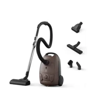 Electrolux EB51A3WB porzsákos porszívó, dió barna, 750W. mini turbó fej