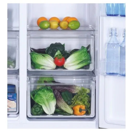 Candy CHSVN 174 X No Frost Side by Side hűtőszekrény,90x66x177cm,347/185L,inox 