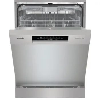 Gorenje GS643E90X mosogatógép, inox,16 teríték, 3 kosár, 59.9x59.7x84.5 cm, inox 