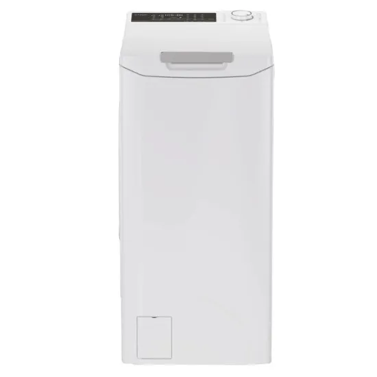 Candy TCA284TM5-S felültöltős mosógép ,8kg, inverter motor, Wifi+NFC, lágy dobnyitás, 41x60x86 cm