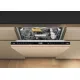 Whirlpool W8I HF58 TU teljesen beépíthető mosogatógép, 14 teríték, 3 kosár, 60cm, automatikus ajtónyitás funkció 