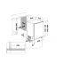 Whirlpool W8I HF58 TU teljesen beépíthető mosogatógép, 14 teríték, 3 kosár, 60cm, automatikus ajtónyitás funkció 