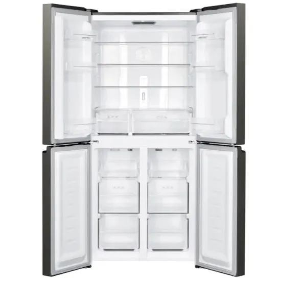 MPM MPM-434-SBF-04 Side by Side inverter motoros sötét inox Multidoor, 271/150L, inverteres kompresszor, 79x70x180 cm 