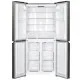 MPM MPM-434-SBF-04 Side by Side inverter motoros sötét inox Multidoor, 271/150L, inverteres kompresszor, 79x70x180 cm 