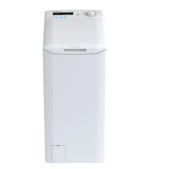 Candy CSTG282D2/1-S felültöltős mosógép, 8kg, Wifi+NFC, 41x60x86cm