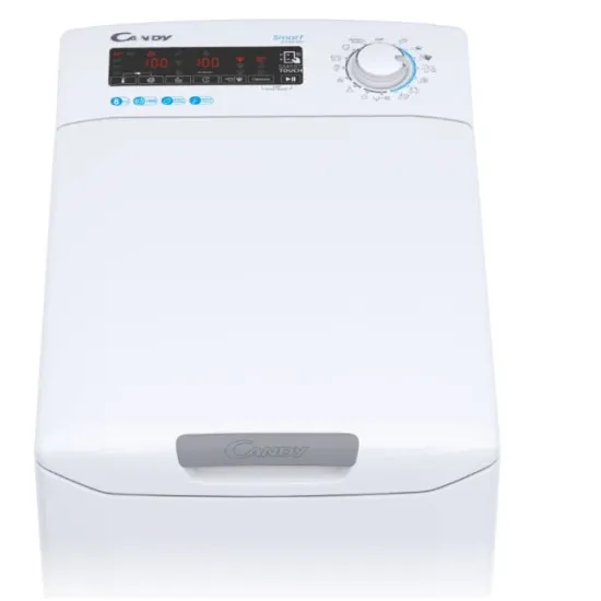Candy CSTG 28TMV5/1-S felültöltős mosógép,8kg,inverter motor,Wifi+NFC 