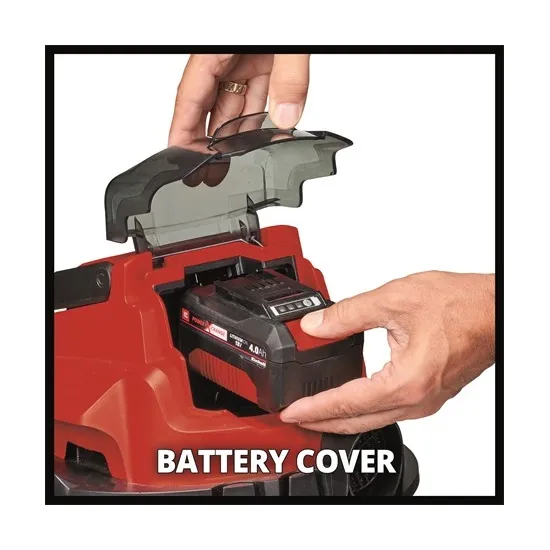 Einhell TC-VC 18/15 LI - SOLO akkus száraz és nedves porszívó, piros-szürke szín