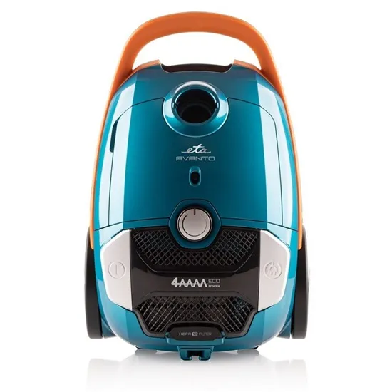 Eta 351990010 porzsákos porszívó, 800W, turbó fej, mini turbó fej, állatszőr kefe, kék