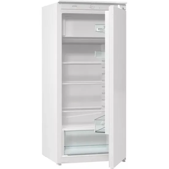 Gorenje RBI412EE1 beépíthatő egyajtós hűtőszekrény fagyasztóval,165/15L, inverteres kompresszor, 54x54.5x122.5 cm 