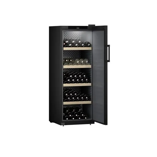 Liebherr WSBL 5001 borhűtő, 196 palackos, 59.7x76.3x168.4 cm, fekete 