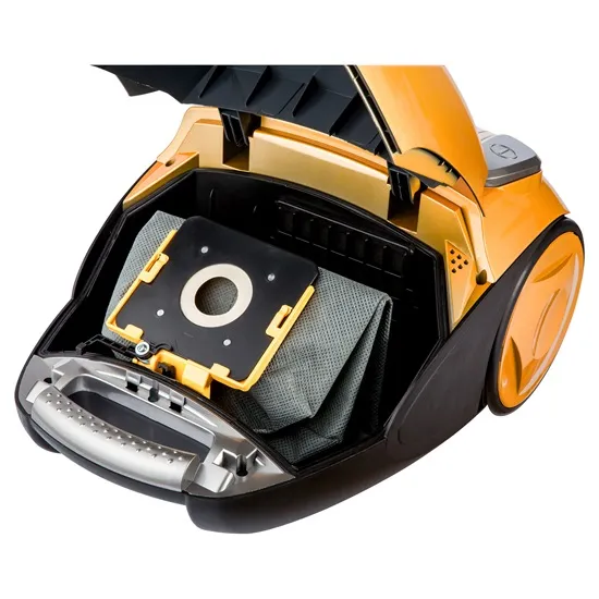 Sencor SVC900EUE3 porzsákos és porzsák nélküli porszívó,700W, fekete/sárga