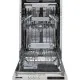 MPM MPM-45-ZMI-05 teljesen beépíthető keskeny 10 terítékes mosogatógép, 45x57x82cm, MPM45ZMI05