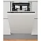 Whirlpool WSIO 3O34 PFE X teljesen beépíthető keskeny mosogatógép,10 teríték,inox,44.8x55.5x82cm