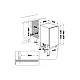Whirlpool WSIO 3O34 PFE X teljesen beépíthető keskeny mosogatógép,10 teríték,inox,44.8x55.5x82cm