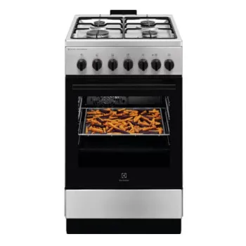 Electrolux LKK560011X kombinált tűzhely, 58L, 50x60x85.5 cm, inox 