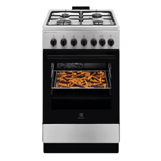 Electrolux LKK560011X kombinált tűzhely, 58L, 50x60x85.5 cm, inox 