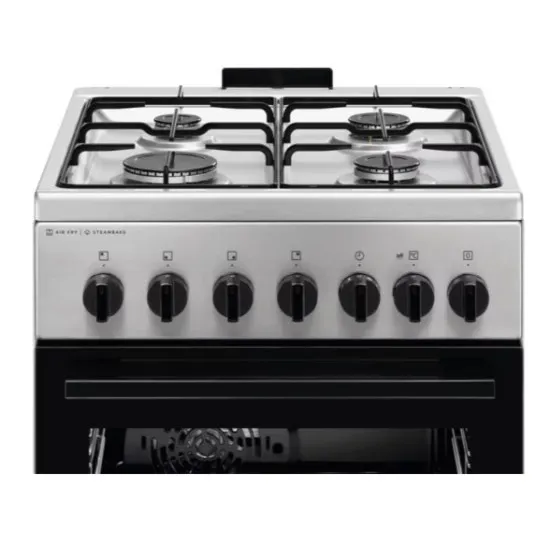 Electrolux LKK560011X kombinált tűzhely, 58L, 50x60x85.5 cm, inox 