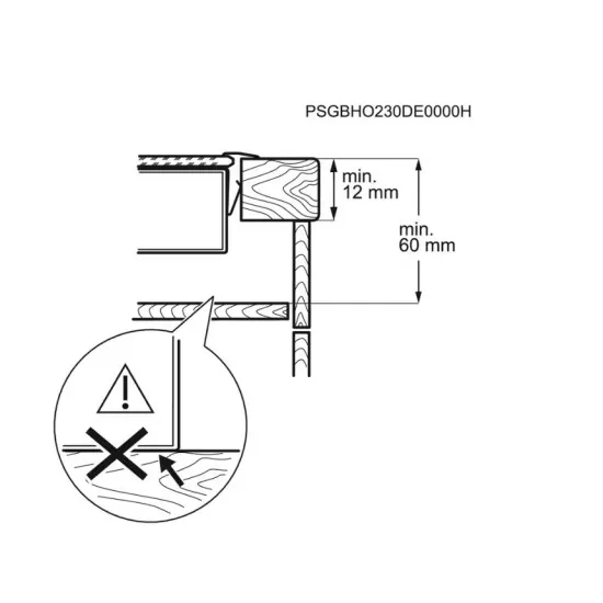 Electrolux EHF 6241FOK beépíthető kerámialap bővíthető zónás, 59x52x3.8 cm