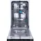 Gorenje GV541D10  teljesen beépíthető mosogatógép, 9 terítékes, inverteres Power Drive motor, automatikus ajtónyitás, 44.8x55x81.5 cm 