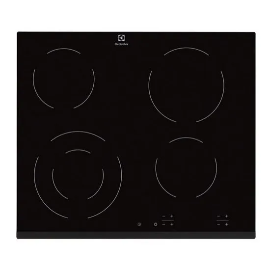 Electrolux EHF 6241FOK beépíthető kerámialap bővíthető zónás, 59x52x3.8 cm