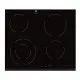 Electrolux EHF 6241FOK beépíthető kerámialap bővíthető zónás, 59x52x3.8 cm
