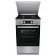 Gorenje GK5C42SH-B kombinált tűzhely, 70 l, digitális programóra, 1 részlegesen kihúzható teleszkópos sínpárral, fém dísztető, szürke szín, 50x59.4x85