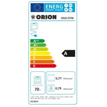 Orion OGO-CFIN 60cm széles inox kombinált tűzhely OGOCFIN