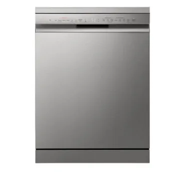 LG DF365FPS mosogatógép, 14 teríték, inverter motor, 3 kosár, automatikus ajtónyitás, WIFI, 60x60x85 cm, hamvas ezüst szín 