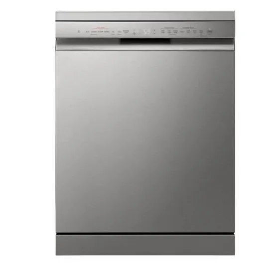 LG DF365FPS mosogatógép, 14 teríték, inverter motor, 3 kosár, automatikus ajtónyitás, WIFI, 60x60x85 cm, hamvas ezüst szín 