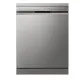 LG DF365FPS mosogatógép, 14 teríték, inverter motor, 3 kosár, automatikus ajtónyitás, WIFI, 60x60x85 cm, hamvas ezüst szín 