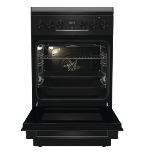 Gorenje MEKS5141BM fekete kombinált tűzhely gőzfunkcióval, 70L, 50x59.4x85 cm 