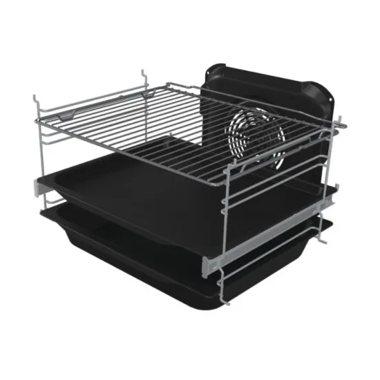 Gorenje MEKS5141BM fekete kombinált tűzhely gőzfunkcióval, 70L, 50x59.4x85 cm 