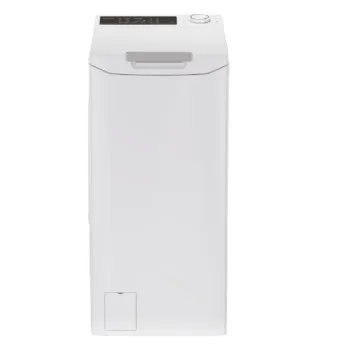 Candy TCAS284TM4-S felültöltős mosógép, 8kg, inverter motor, gőz, WIFI, 41x60x86 cm