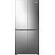 Hisense RQ5P470SAID Total No Frost side by side hűtőszekrény francia ajtós kialakítással, 304/179L, WIFI, inverteres kompresszor, 79.4x69.8x178.5 cm, inox 