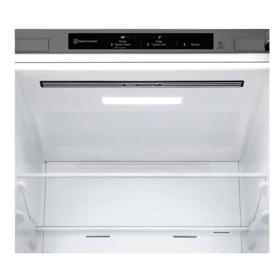 LG GBV22NCCPY alulfagyasztós kombinált hűtőszekrény, 277/110L, Smart Inverter Kompresszor, 59.5x67.5x203 cm, hamvas matt ezüst szín 