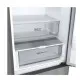 LG GBV22NCCPY alulfagyasztós kombinált hűtőszekrény, 277/110L, Smart Inverter Kompresszor, 59.5x67.5x203 cm, hamvas matt ezüst szín 