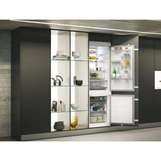 Haier HBW7518C No Frost beépíthető alulfagyasztós kombinált hűtőszekrény, 182/86L, WIFI, 54x55x177.2 cm 